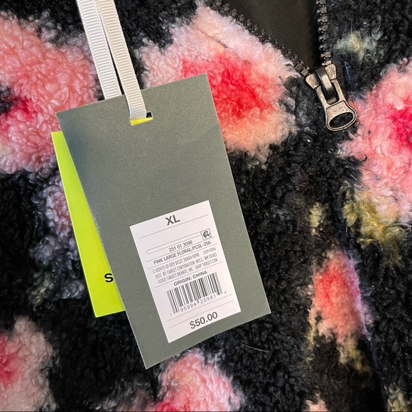 Sandy Liang designer x Target floral fleece pullover - Picture 3 of 6